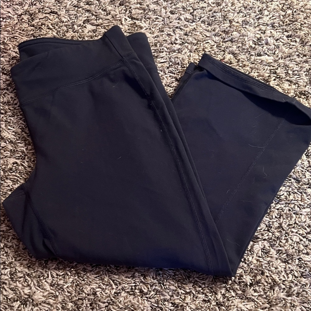 Athleta Dark Grey High-Rise Performance Leggings